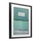 Stupell Industries Azure Blue Gradient Framed Print Under Glass, design by Caroline Gold